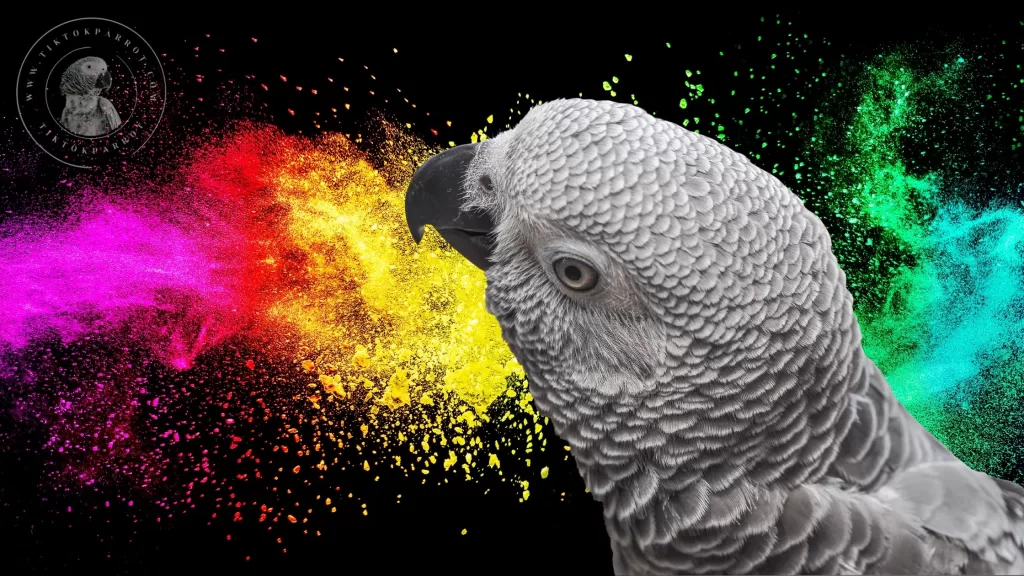 Color Mystery How African Grey Parrots See a World Beyond Human Perception by tiktokparrot.com