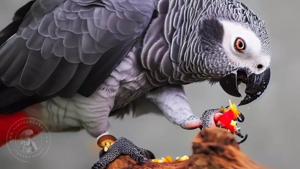 Keeping Track of the Menu African Grey Parrot Diet Food
